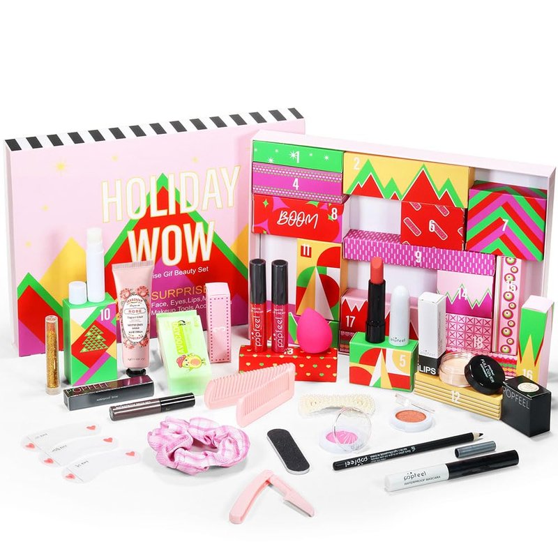 All-in-One Makeup Kit for Women - Complete Set with Eyeshadow, Lip Gloss, Concealer & Blush | Perfect for Teens