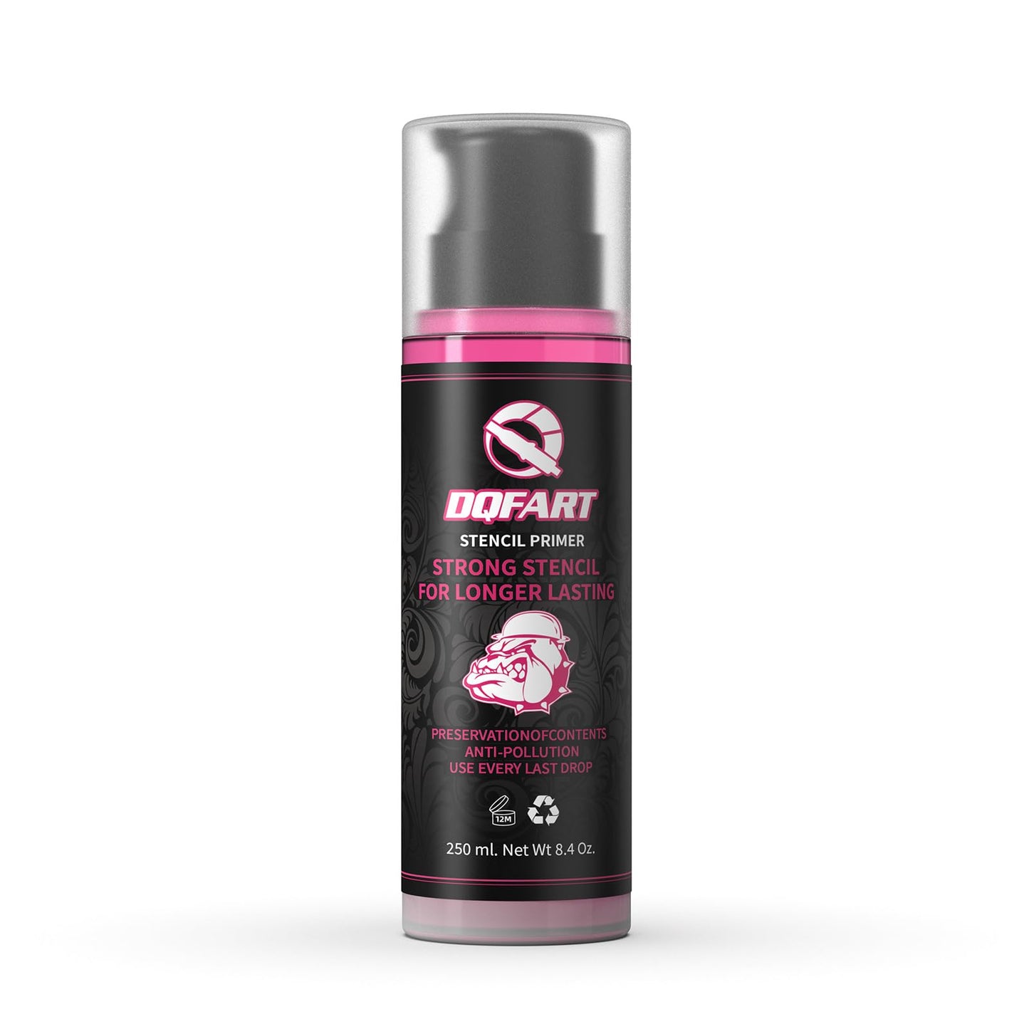 Tattoo Transfer Gel & Stencil Primer, 250ml/8.4oz, Strong Adhesion for Long-Lasting, Crisp Stencils - Prevents Fading & Smudging During Tattoo Sessions