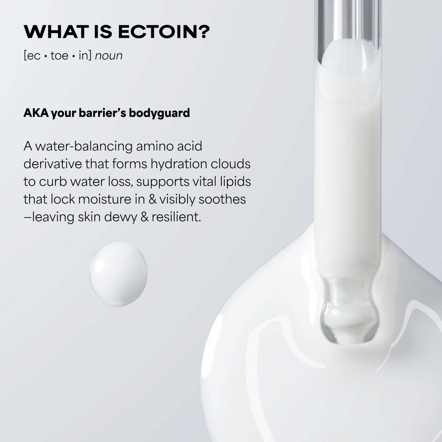 Paula's Choice 7% Ectoin + Hyaluronic Acid Milky Hydrating Face Serum, 7-in-1 Barrier Repair, Deep Hydration, Dewy Finish, Dermatologist-Tested for Sensitive Skin, 0.67 Fl Oz