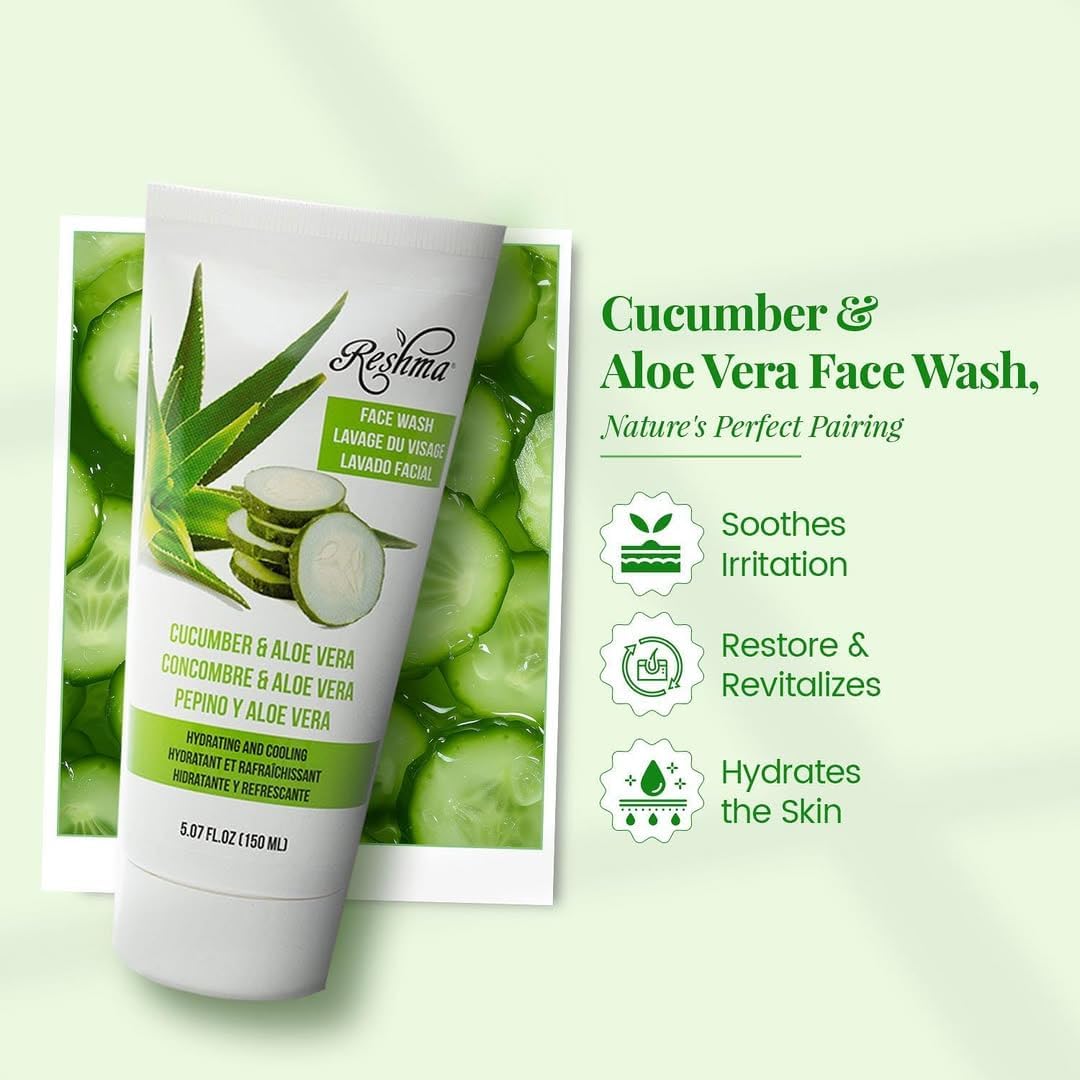 Reshma Beauty Face Wash for All Skin Types & Dull Skin, Gentle Cleanser