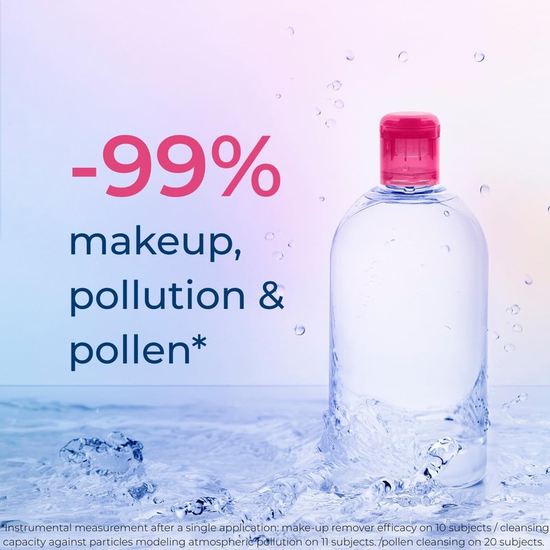 Bioderma Sensibio H2O Micellar Water - Gentle Makeup Remover for Sensitive Skin | 16.7 Fl Oz