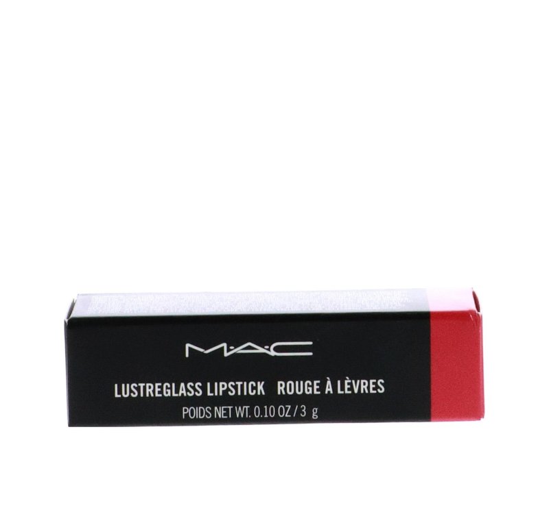 MAC Lustreglass Lipstick - 559 No Photos (Bright Coral Pink) - 0.10 oz / 3 g