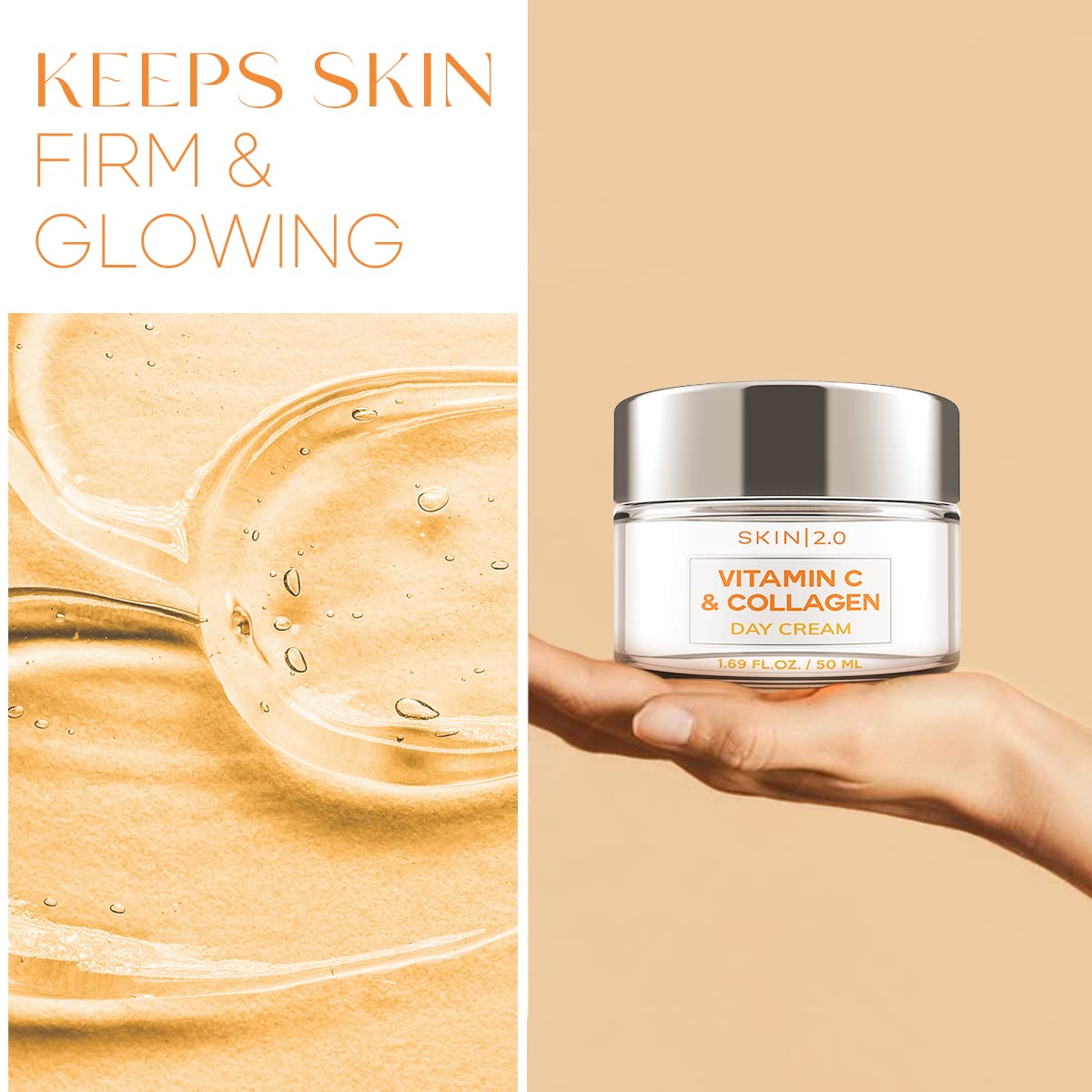 Skin 2.0 Vitamin C and Collagen Beauty Value Set - Serum, Moisturizer & Face Sheet Masks