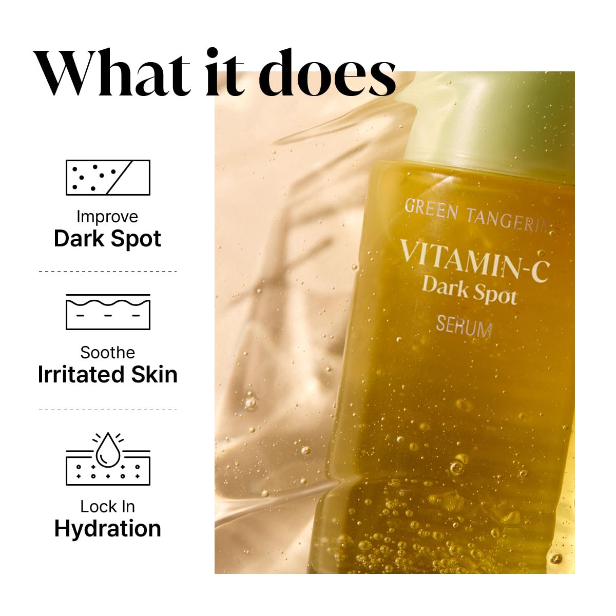 GOODAL Green Tangerine Vitamin C Serum - Advanced Version (2.02 Fl Oz (Pack of 2, Refill Included))