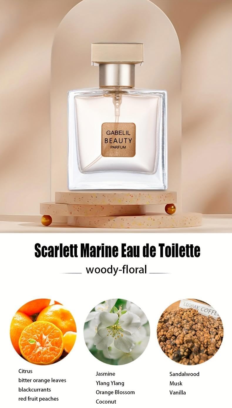 **Women's Perfume Set - 4 Floral & Fruity Fragrances in Elegant Gift Box | 105ml Total (3.5oz)**