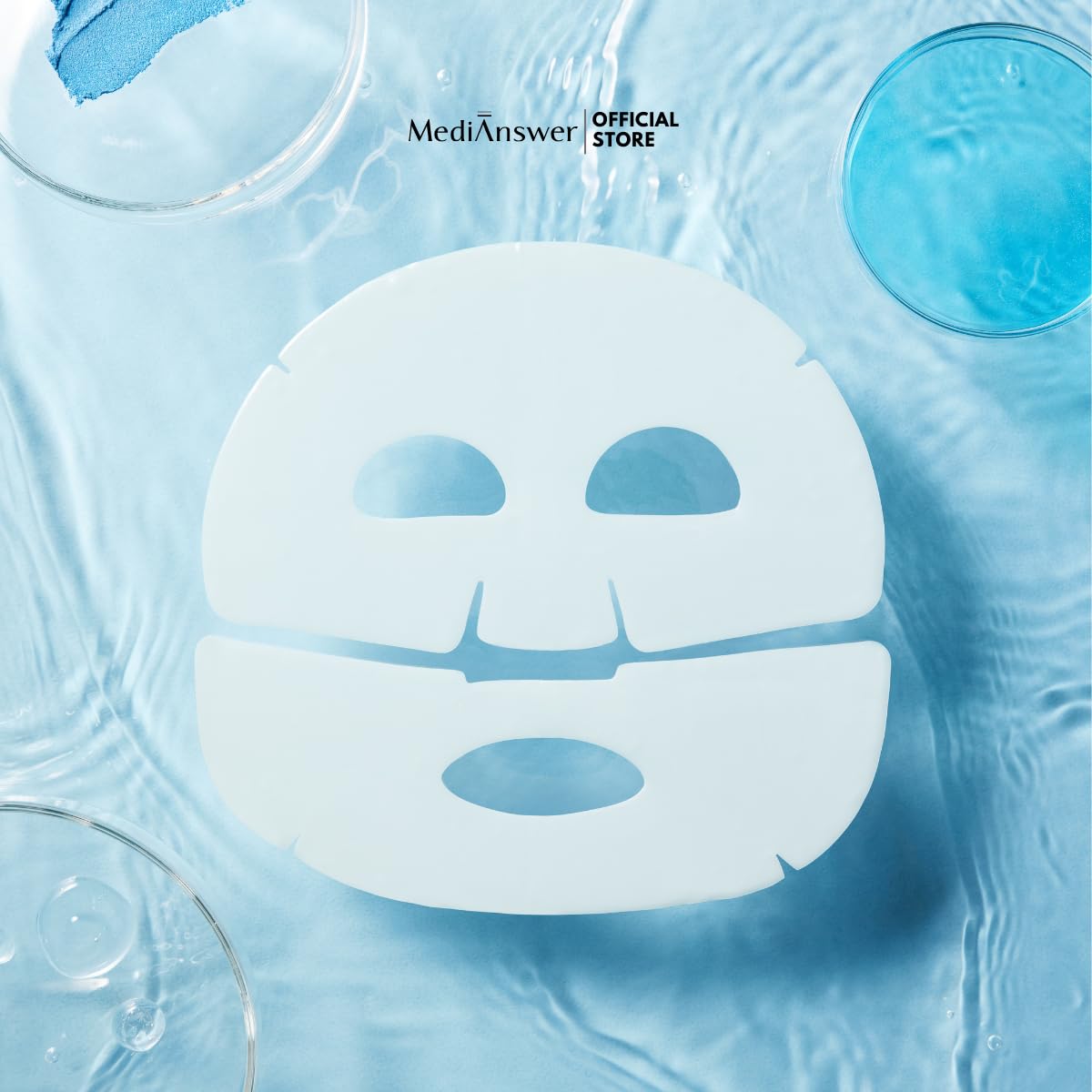Medianswer Pore Blue Claryfing Collagen Mask/Improve Summer Skin Problem/Pore Moisture Elasticity 5 Sheets