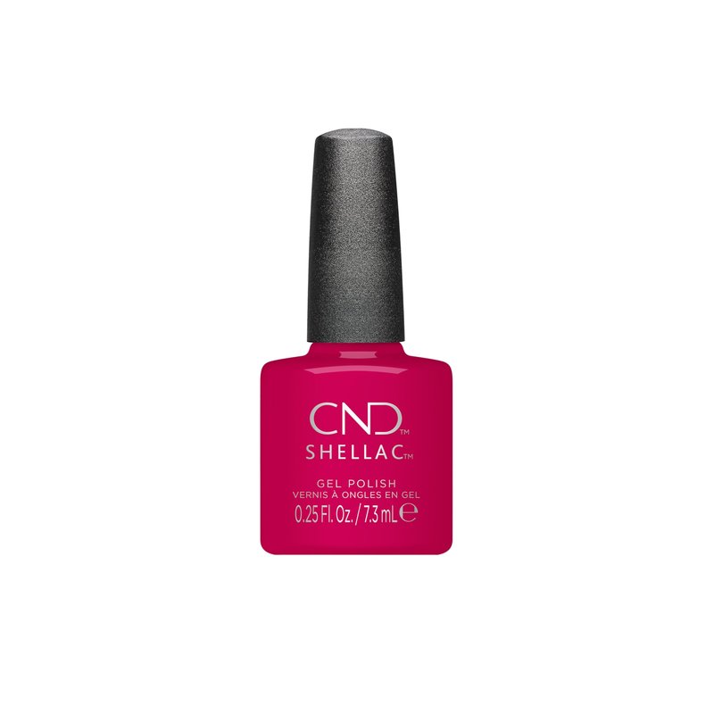CND Shellac Gel Nail Polish, Long-lasting NailPaint Color with Curve-hugging Brush, Pink/Rose/Fuchsia Polish, 0.25 fl oz