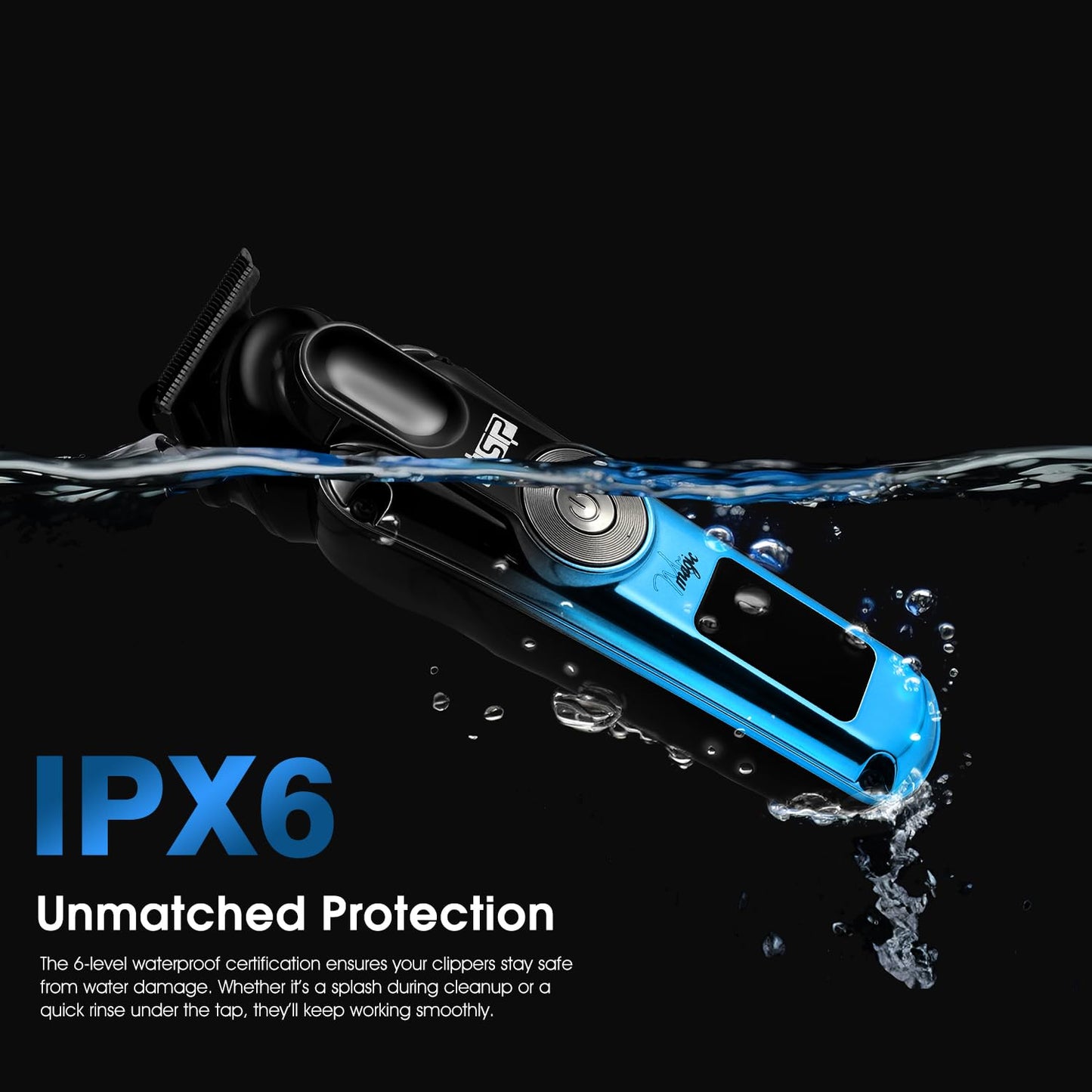 DSP® Beard Trimmer Rechargeable Body Grooming Sets Facial Hair Shaver for Nose Ear Public Hair Cutting Machine IPX7 Waterproof