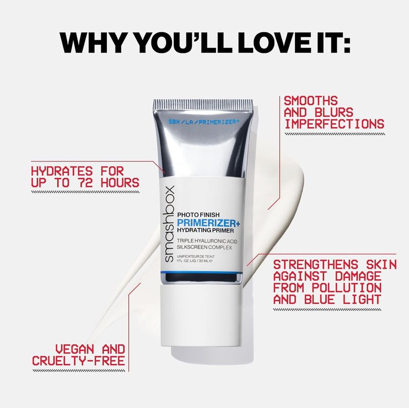 Smashbox Photo Finish Smooth & Blur Primer Set - Hydrating & Smoothing | 0.34 Fl Oz Each