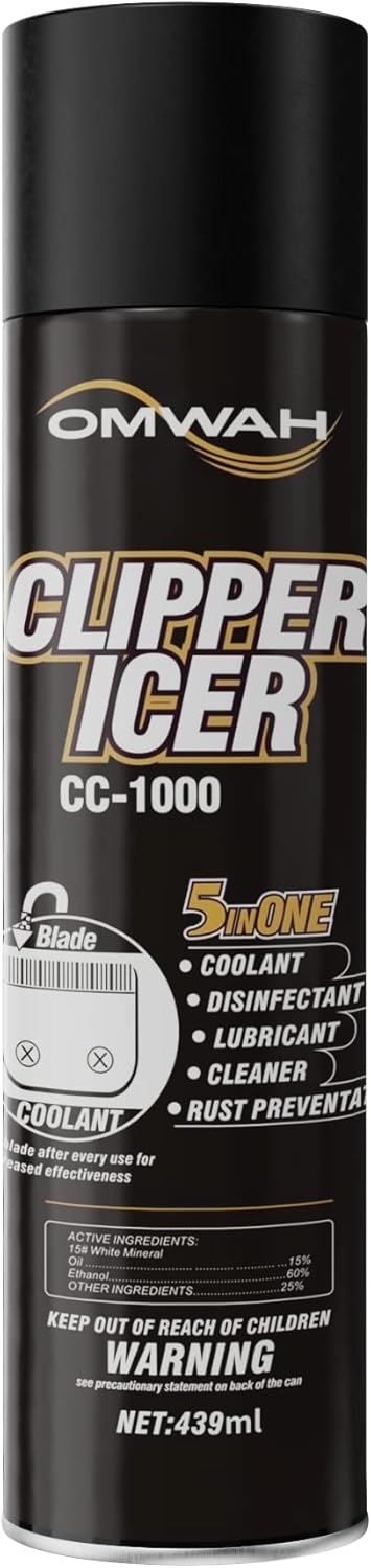 OMWAH 5-In-1 Clipper Spray - Blade Cleaner & Lubricant | 15 oz.