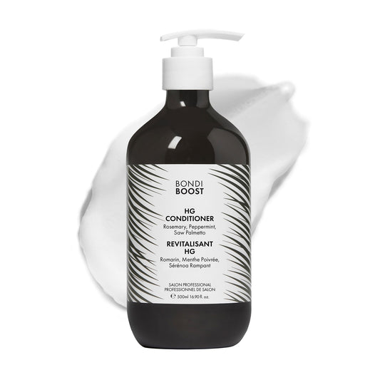 BONDIBOOST HG Anti-Thinning Hair Conditioner [16.90 fl oz] - Hydrating Hair Conditioner with Aloe Vera, Rosemary & Saw Palmetto, Promotes Thicker + Stronger-Looking Hair for Men & Women, Sulfate-Free