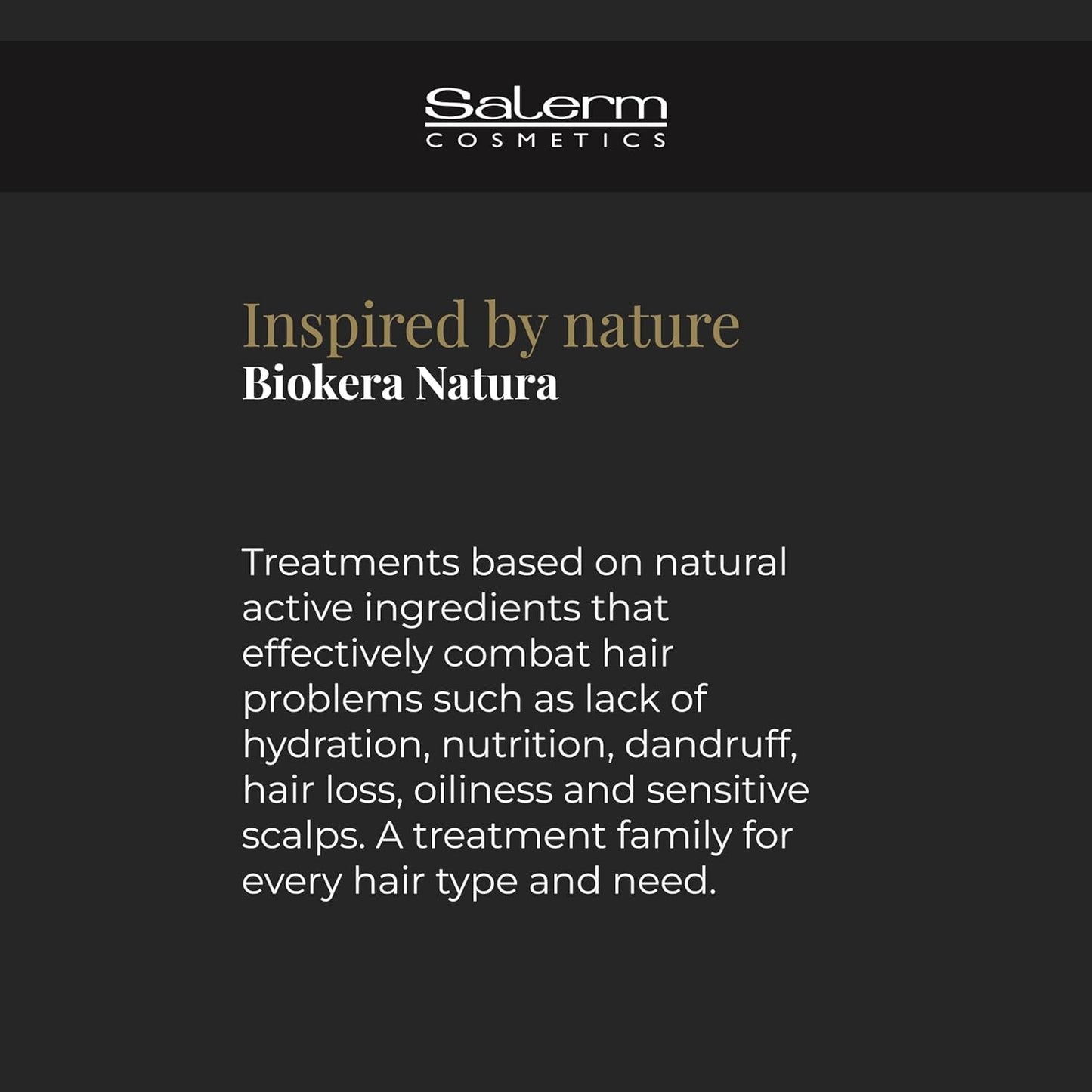 Salerm Argan Shampoo Biokera Natura - Deep Hydration for Damaged Hair - 1000ml | Argan & Cotton Oil