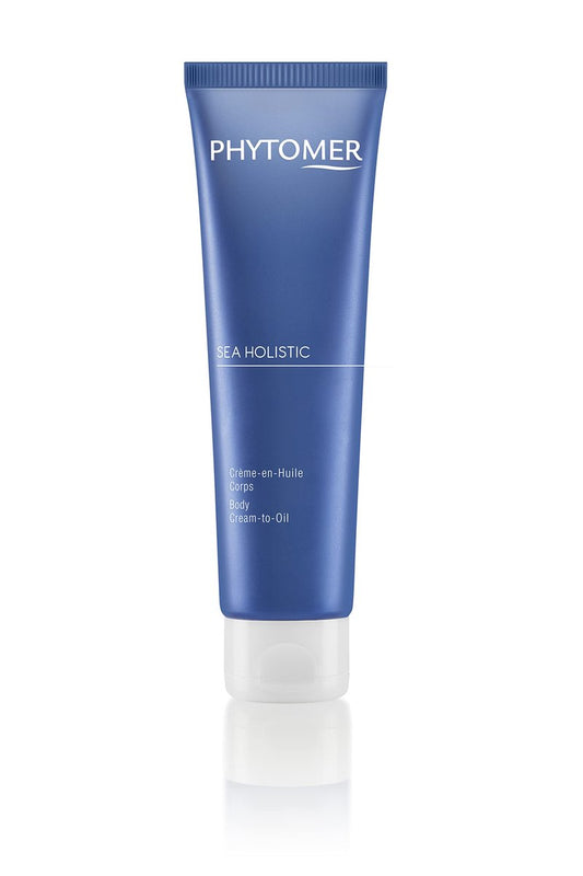 PHYTOMER Sea Holistic Body Cream-to-Oil Skin Moisturizer | Moisturize & Nourish Dry Skin | Rich Hydrating Cream Transforms into Lightweight Oil | Sustainable, Natural Ingredients | 150ml