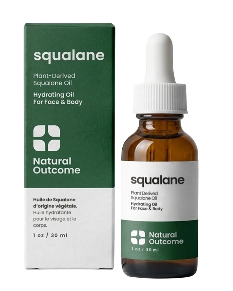 Pure Squalane Oil - 100% Plant-Derived Moisturizing Oil for Face, Body & Hair | 1 oz - Firms Skin & Reduces Fine Lines