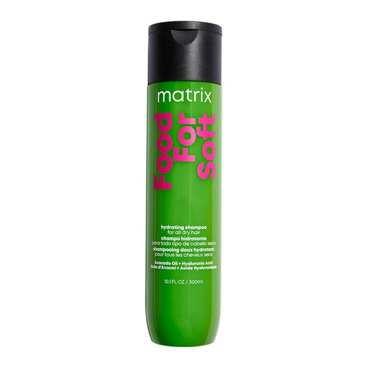 MATRIX Food For Soft Shampoo For Dry and Brittle Hair - Moisturizes and Hydrates, Softens and Smooths, With Avocado Oil & Hyaluronic Acid, Vegan, For All Hair Types, 10.1 Fl oz