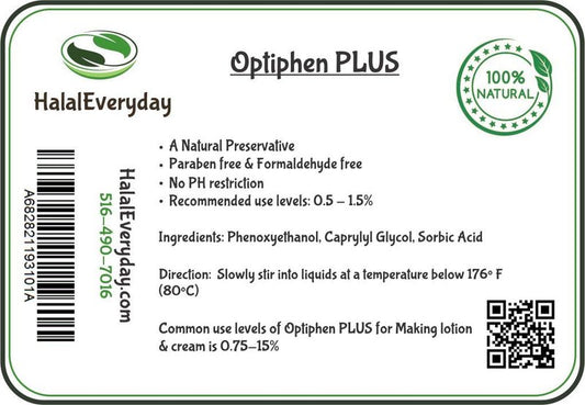 Optiphen Plus - Gentle Water Soluble Preservative for Cosmetics | 4 Oz