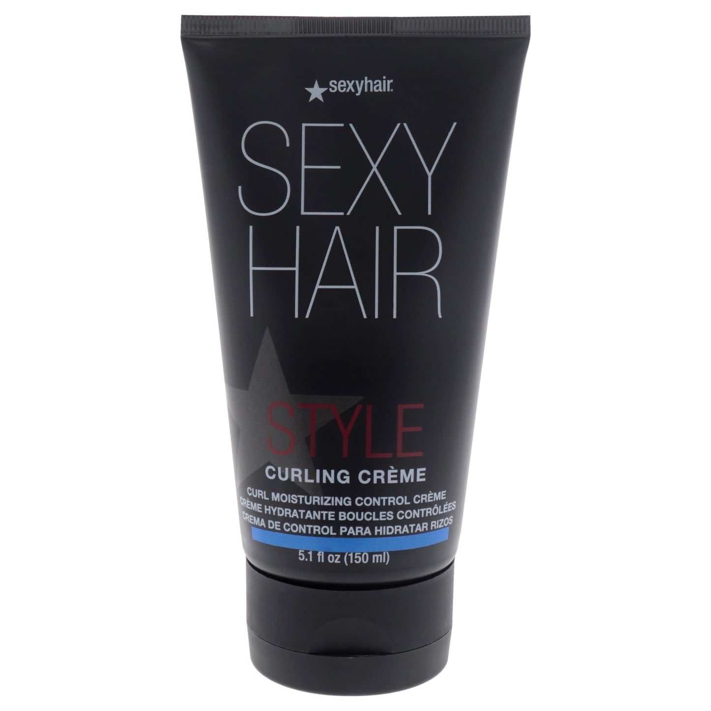 SexyHair Style Curling Crème Curl Moisturizing Control Crème, 5.1 Oz | Light Control | Maintains Moisture and Combats Frizz