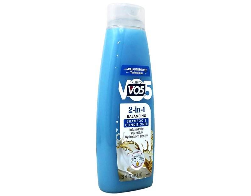 Alberto VO5 2-in-1 Moisturizing Shampoo & Conditioner - Softens & Shines | 12.5 Oz Bottles, 6 Pack