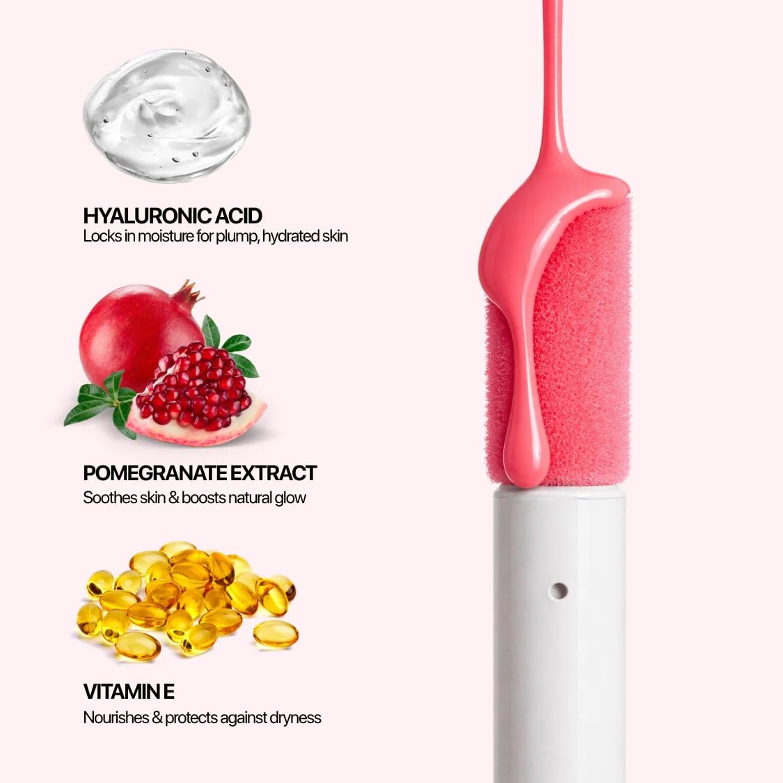IRIS Oh! She Blushes Liquid Blush, Buildable and Long-Lasting, Serum-Like Formula with Hyaluronic Acid, Niacinamide and Squalane (Nude Pink, NA) (She’s Hot)