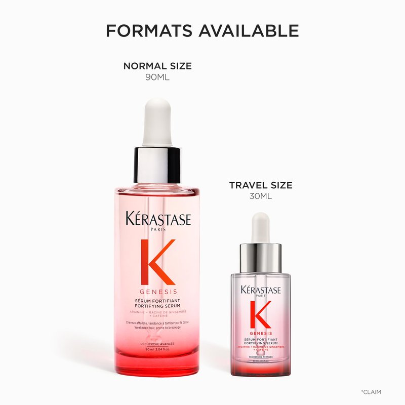 Kerastase Genesis Hair Serum - Daily Strengthening Treatment for Weak Hair, Silicone-Free, Anti-Breakage, Nourishes and Reinforces Hair, Serum Fortifiant, 1 Fl Oz