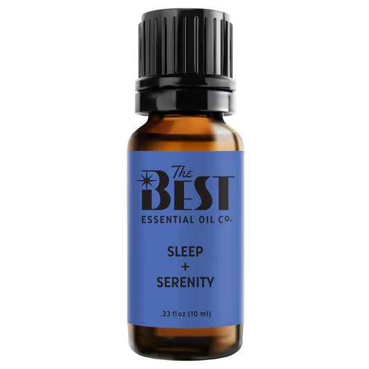 The Best Sleep + Serenity Essential Oil Blend- Premium Grade- 100% Pure & Natural for Aromatherapy, Diffuser, Spa, Massage, Air Freshener- 10 ml (.33 fl oz)