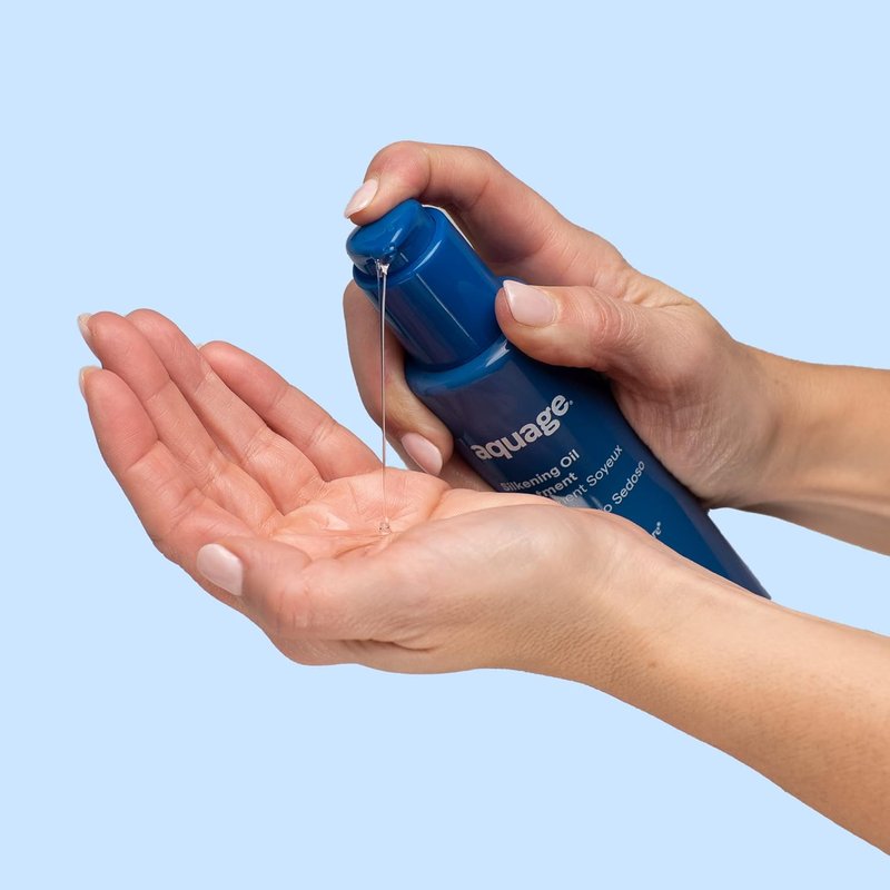 Aquage SeaExtend Silkening Oil Treatment - Nourishing Hair Oil for Shine & Smoothness | 4 oz