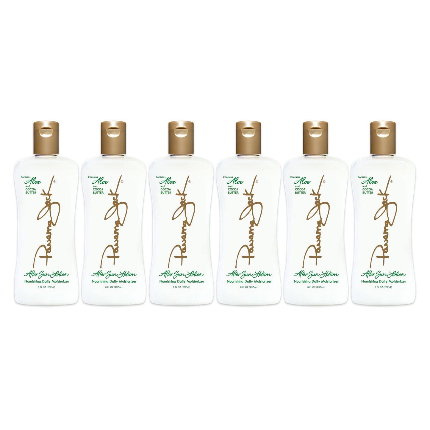 Panama Jack Aloe Moisturizer Lotion - After Sun Daily Skincare, Contains Aloe, Cocoa Butter, Olive Oils with Vitamin E, 8 FL OZ (Pack of 2)