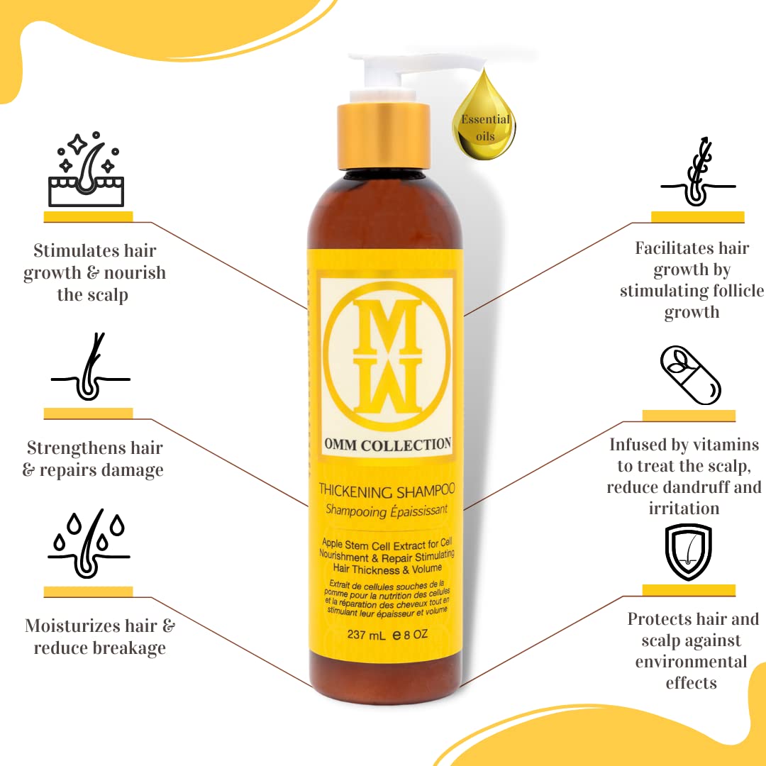 OMM Collection All Natural Hair Thickening Shampoo (240ml)