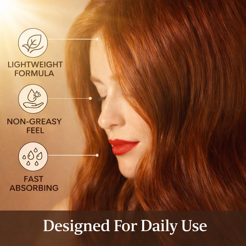 HerStyler Advanced Argan Oil Hair Serum for Women - Anti Frizz Serum for Hair - for Frizzy, Dry and Damaged Hair - Nourishing - 2.36 Fl Oz / 70 Ml - Pack of 2