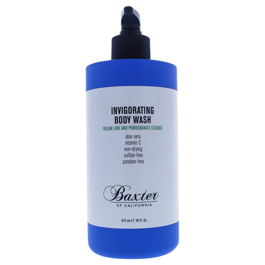 Baxter of California Invigorating Body Wash for Men , Italian Lime and Pomegranite Essence , For all Skin Types , 16 oz