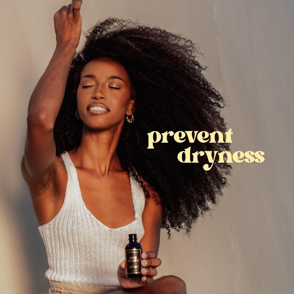 Beachwaver Co. Organic Argan & Marula Hair Oil Treatment - Vegan, Fragrance-Free | 2 Oz, 5 Natural Ingredients