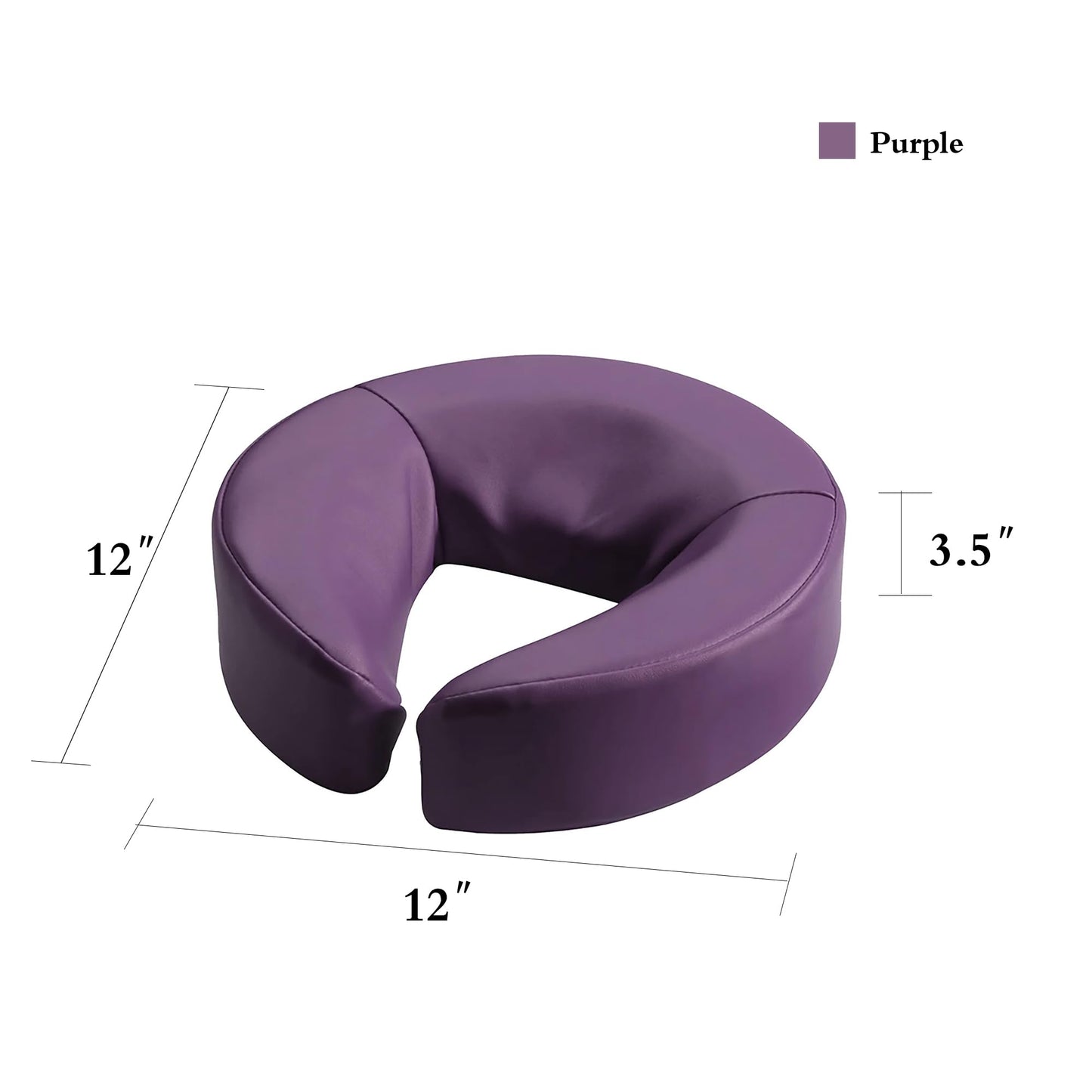 Master Massage Face Cushion/Face Pillow for Massage Table-Purple