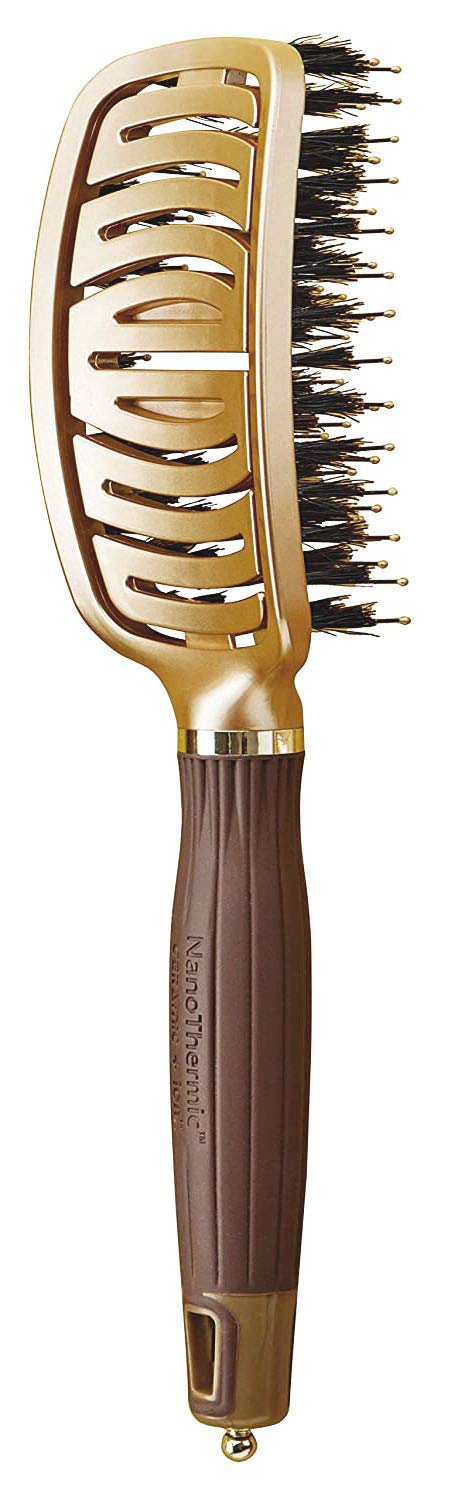 NanoThermic Ceramic Ion Hair Brush - Scalp-Hugging Vented Design