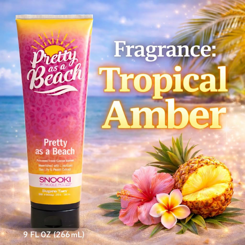 Supre Snooki Pretty As A Beach Natural Bronzer Indoor/Outdoor Formula 9oz
