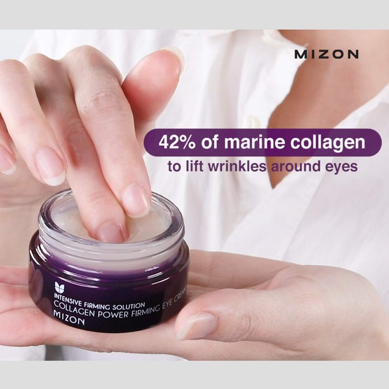 MIZON Collagen Power Firming Eye Cream & Lifting Skin Booster - 25ml Duo Set