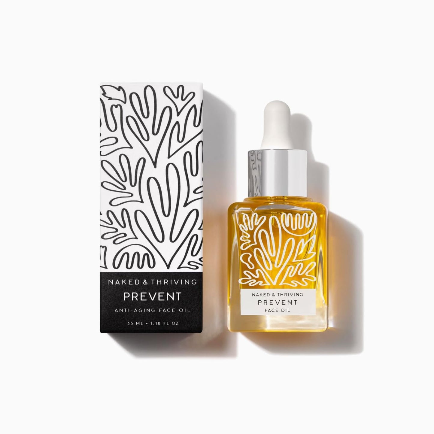 Naked & Thriving Anti-Aging Facial Oil - Vegan, Naturally-Derived Skin Care | 1.18 oz (35 mL)
