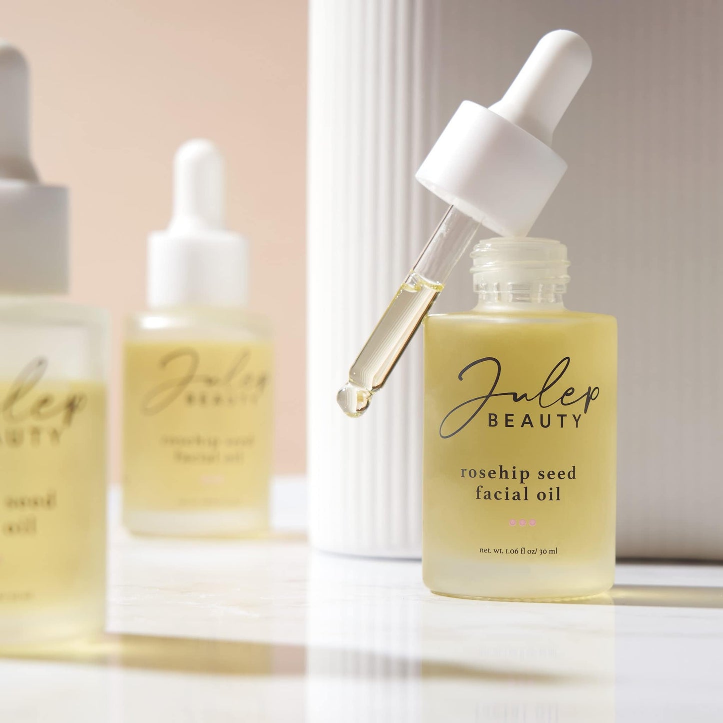 Julep Vitamin E Cleansing Oil & Rosehip Moisturizing Oil Bundle – Hydrating Makeup Remover & Lightweight Face Oil for Nourished, Glowing Skin – Non-Greasy, Antioxidant-Rich Skincare Duo