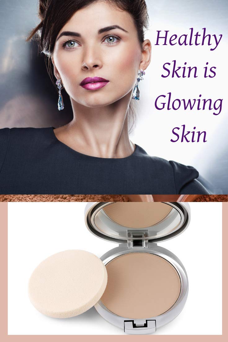 Ageless Derma Natural Mineral Makeup Foundation- A Healthy Full Coverage Vegan Pressed Powder. Made in USA (Bare Beige)
