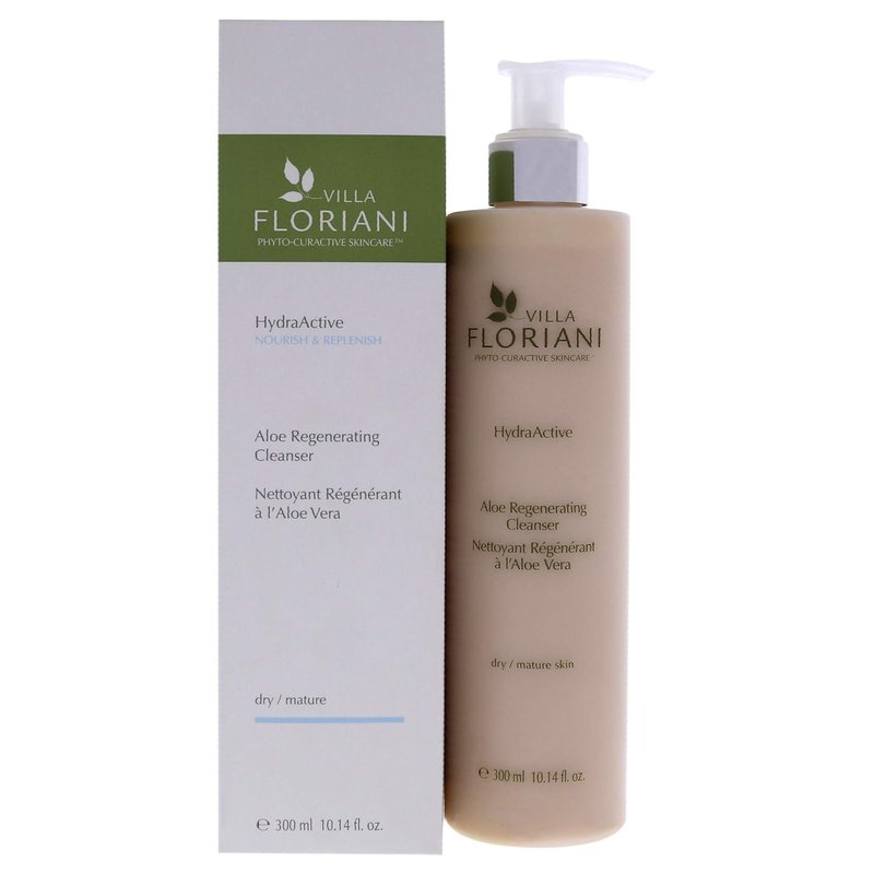 Villa Floriani Regenerating Cleanser - Aloe Infused Facial Cleanser | 10.14 oz
