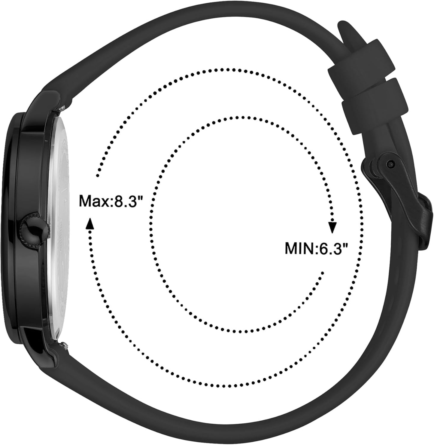 JIANDUN Waterproof Nurse Watch for Medical,Professionals,Students,Women Men, 24 Hour with Second Hand, Military Time Easy to Read Dial