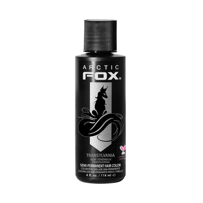 ARCTIC FOX Vegan and Cruelty-Free Semi-Permanent Hair Color Dye (4 Fl Oz, TRANSYLVANIA)