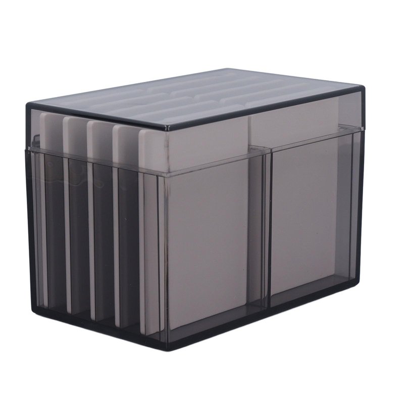 Eyelash Box Eyelash Extension Storage Case Organizers, 10 Layers Acrylic Eyelash Storage Box with Magnetic Bottom, False Eyelashes Glue Pallet Holder Display, Lash Extension Grafting Tool (Tea