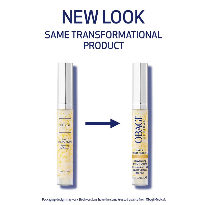Obagi Daily Hydro-Drops Rejuvenating Eye Gel Cream – Reduces the Appearance of Dark Circles & Instantly Brightens, Smooths, & Depuffs Eyes – 0.5 oz