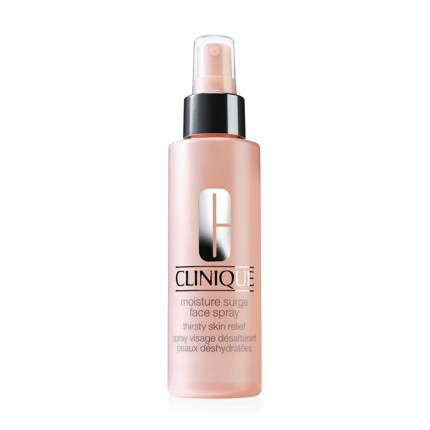 Clinique Moisture Surge Face Spray Thirsty Skin Relief | Hydrating Face Mist for Glowing + Soothed Skin | Preps + Refreshes, 4.2 Fl Oz