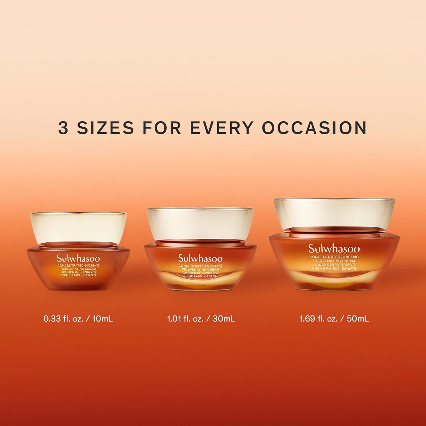 Sulwhasoo Concentrated Ginseng Rejuvenating Cream - Anti-Aging Moisturizer with Peptides & Vitamin C | Deep Hydration for Wrinkles