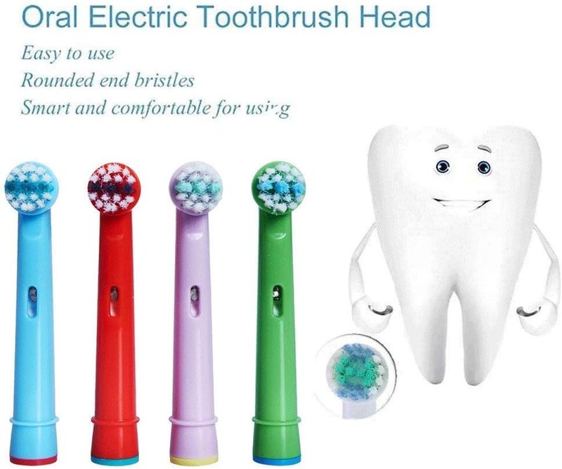 Kids Toothbrush Replacement Heads - Extra-Soft Bristles for Oral-B Electric & Battery Brushes | Fits Most Models