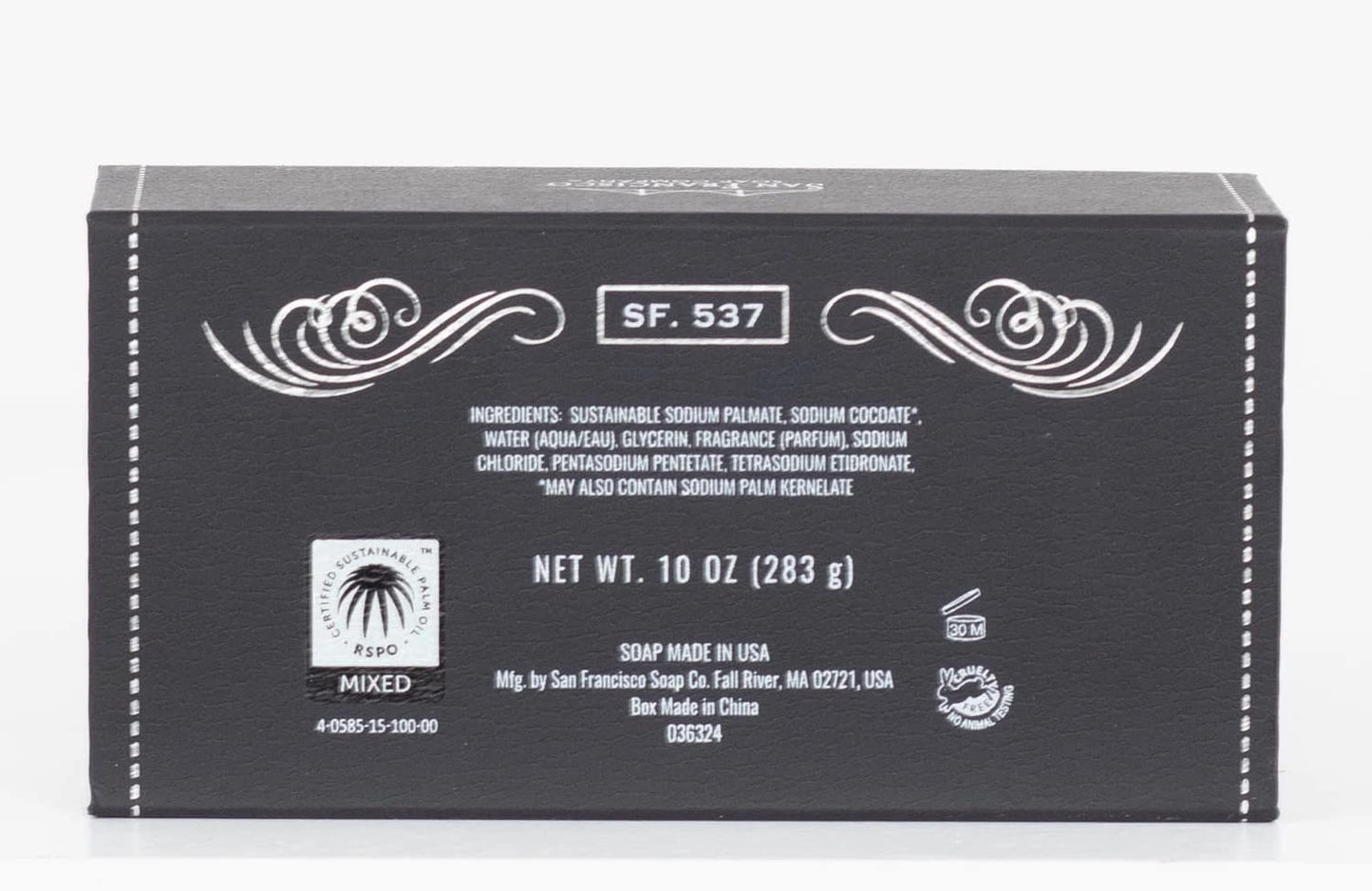 SFS Company Man Bar Set of 2 10 oz. Soap Bars (Midnight Amber)
