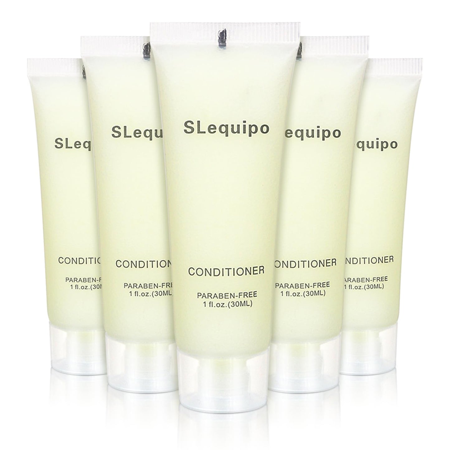 Travel Size Conditioner Bulk (1 fl oz,100 Pack), Refreshing Hotel Conditioner, Mini and Small Size Conditioner Gel, Guest Hotel Toiletries in Bulk - Mini Conditioner, Clear Container