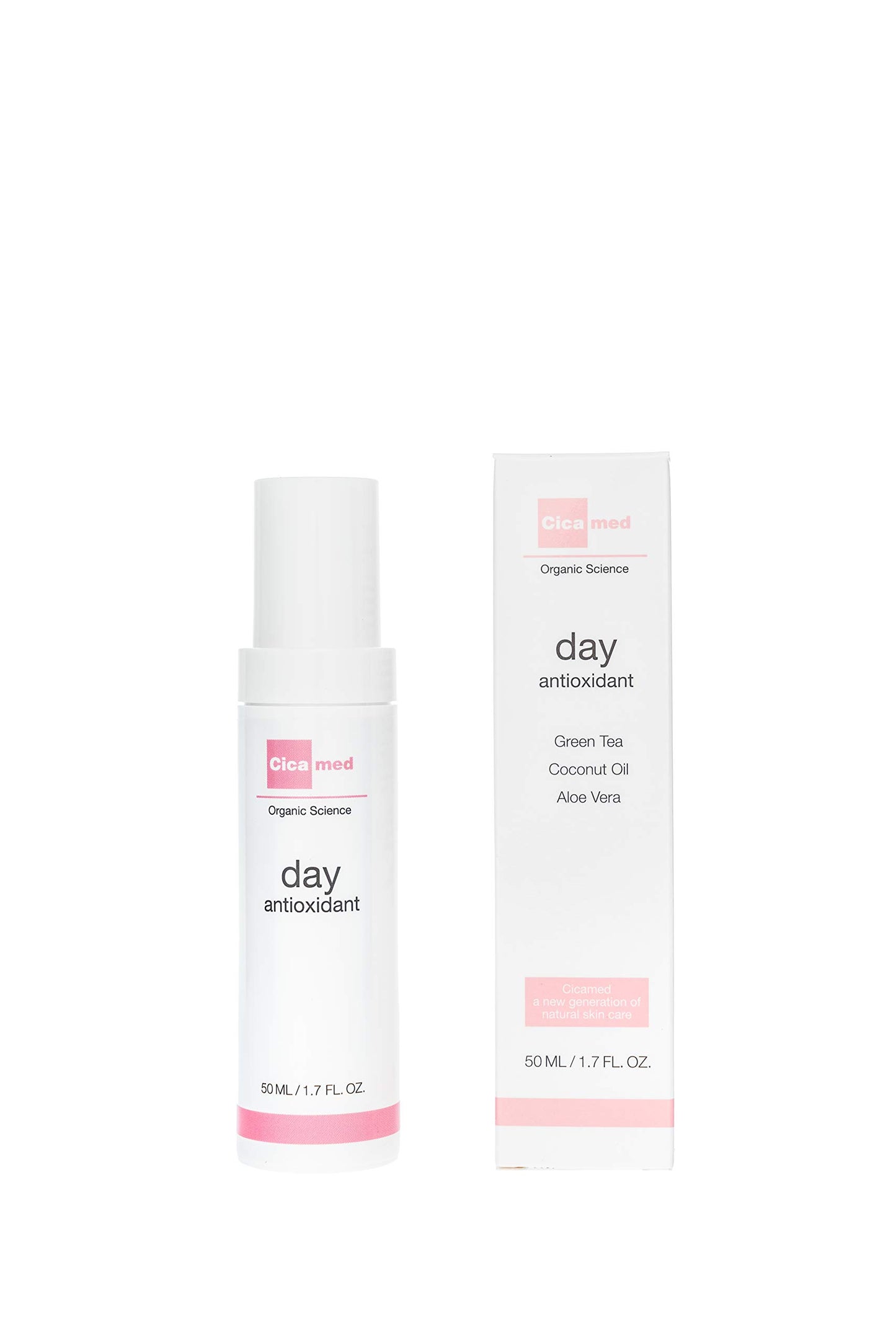 Cicamed Day Moisturizer, Anti-Aging Light Hydrating Cream, Organic Science