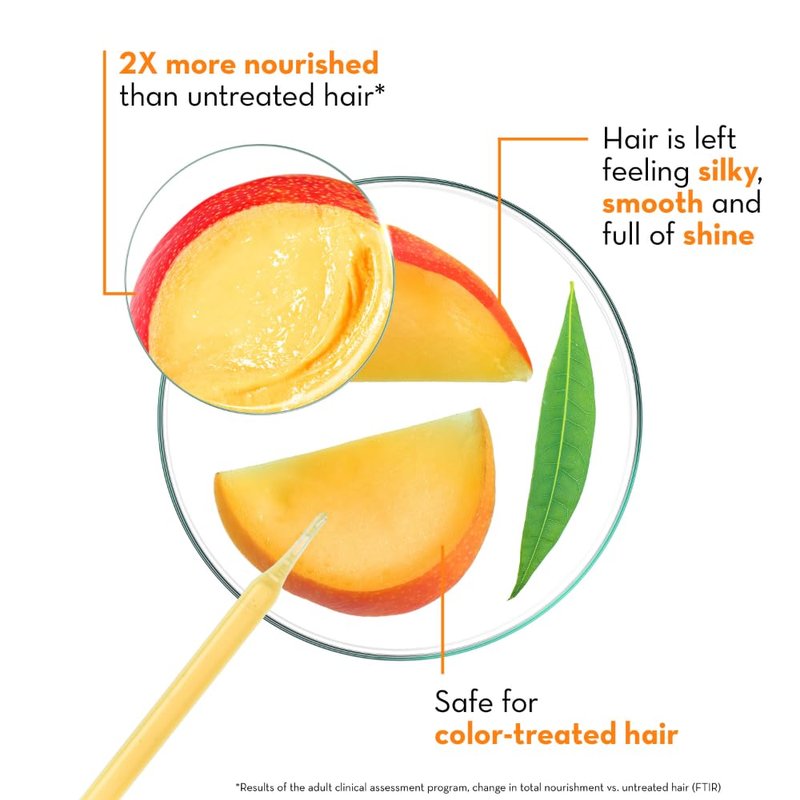 Klorane Nourishing Conditioner with Mango Butter, Moisturize and Hydrate Dry Hair, Paraben, Silicone, Sulfate Free, 6.7 Ounce